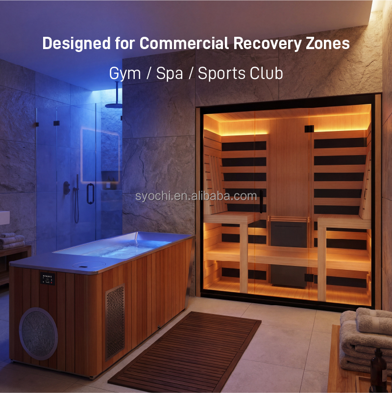 Spa Wellness Gym - Syochi Ticari Sauna Buz Banyosu Kontrast